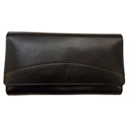 Ladies Black Leather Wallet