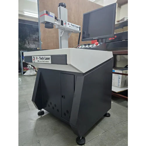 Metal Laser Marking Machine - Color: Black