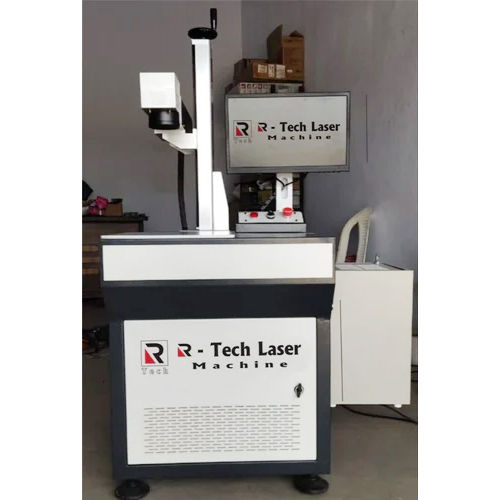 Fiber Laser Marking Machine - Color: White