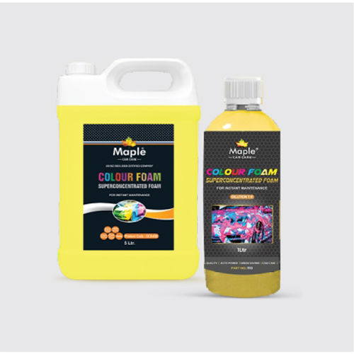 Yellow Colour Foam Car Polishers Size: 5 Litre