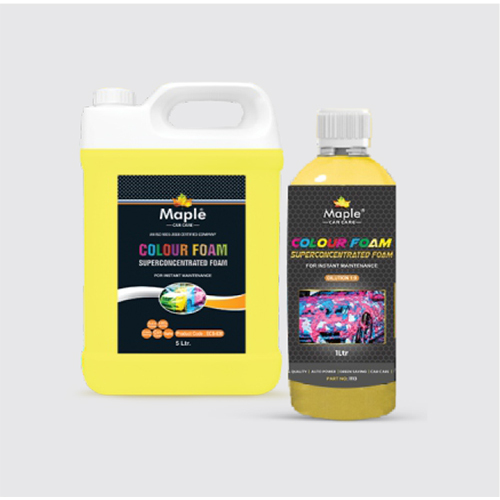 Yellow Colour Foam