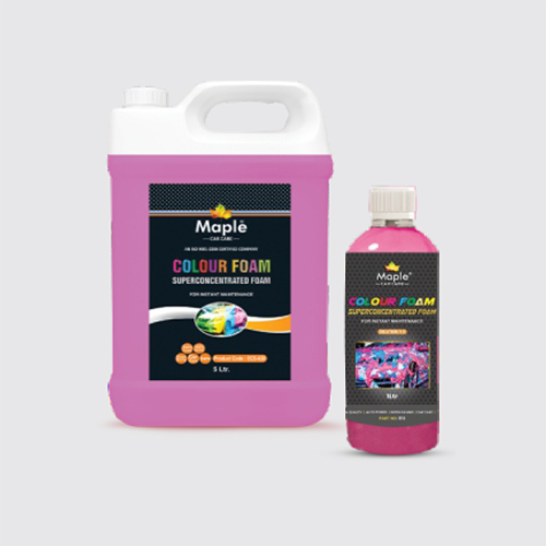Pink Colour Foam Wash