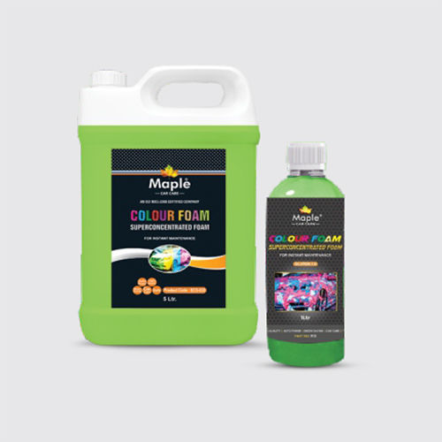 Green Colour Foam Wash Cleaner Car Polishers Size: 5 Ltr