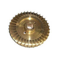 Pump Impeller - Copper, Standard Size, Golden Color | Cryogenic Application, Designed For Brass Pump And Water Usage