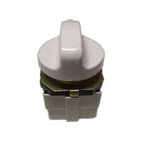 Cooler Rotary Switch - Plastic Material, 5 Inch Diameter, White Color - Single Stroke Operation For Reliable Performance