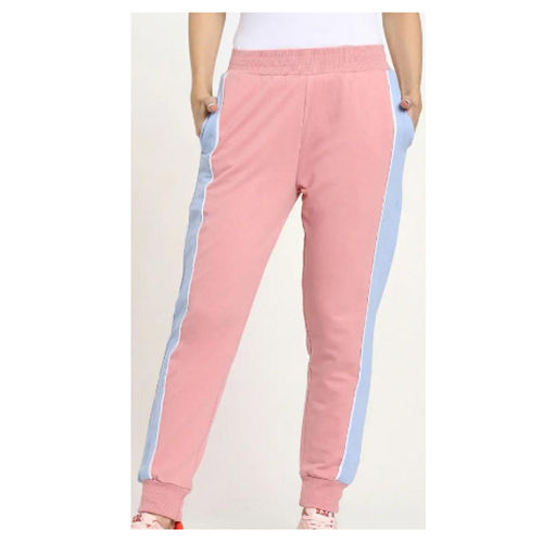 Pink Jogger With Side Panels