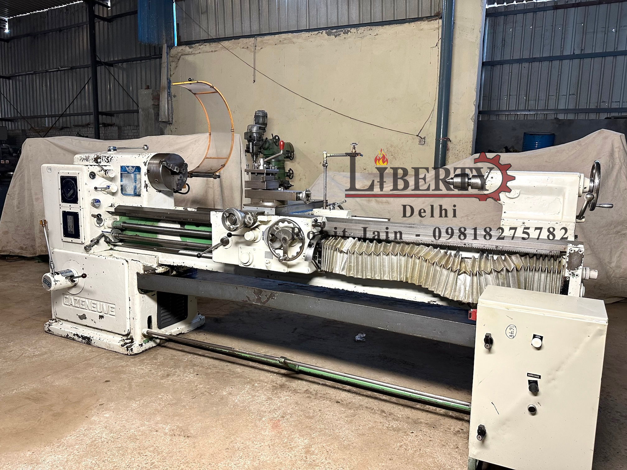 Cazeneuve 2000 mm Heavy Duty Lathe Machine