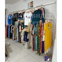 Ms Clothes Display Rack - Color: Silver
