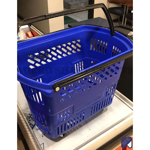 Supermarket Plastic Shopping Basket