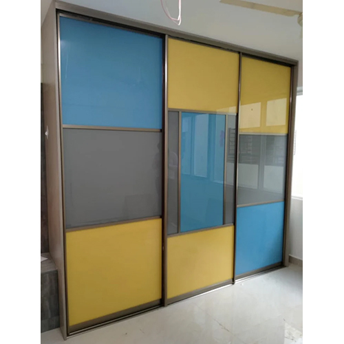 Glossy Wardrobe Sliding Door Application: Commercial & Residential at ...