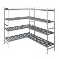 Catering Storage Rack - Color: Silver
