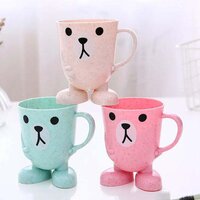 TOOTHBRUSH HOLDERS MOUTHWASH CUP MILK CUP WITH HANDLE (4101)