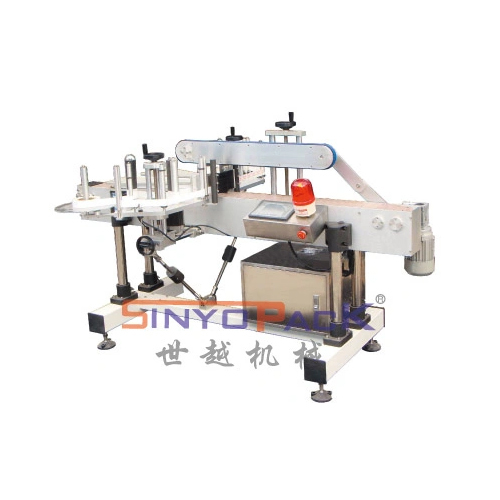 High-Speed Double Sides Labelling Machine - Stainless Steel, Silver | Automatic, Industrial Application, Electric Power Source, Warranty Included