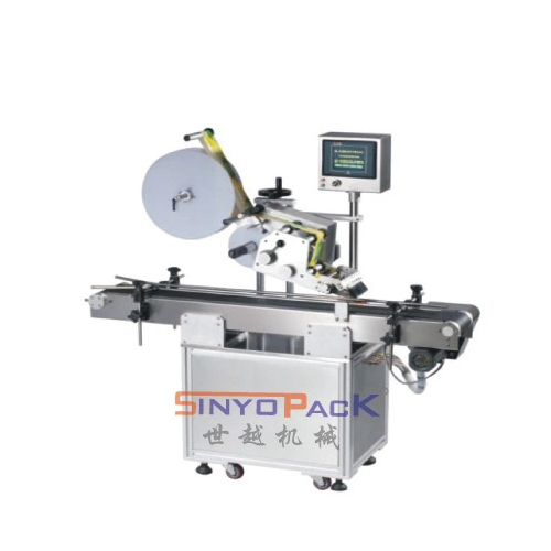 High Speed Horizontal Labelling Machine - Stainless Steel, Silver Color | Automatic Industrial Electric Labelling System with Warranty