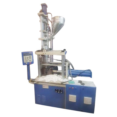 Blue-White Semi Automatic Vertical Injection Molding Machine