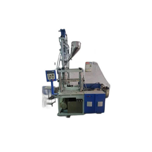 Blue-White Mild Steel Vertical Injection Molding Machine