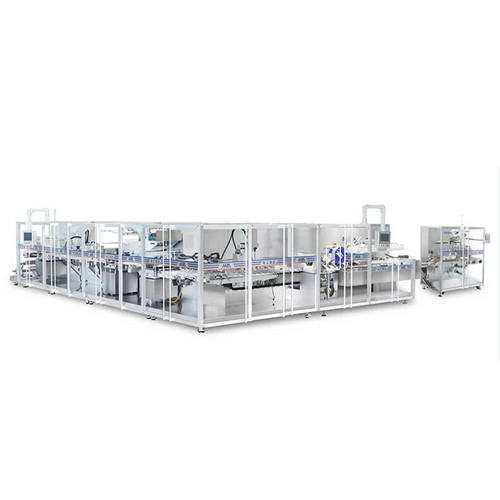 Sltpc-350 Tray Packaging Cartoning Machine - Silver, Fully Automatic Electric Drive, 220-440 Volt