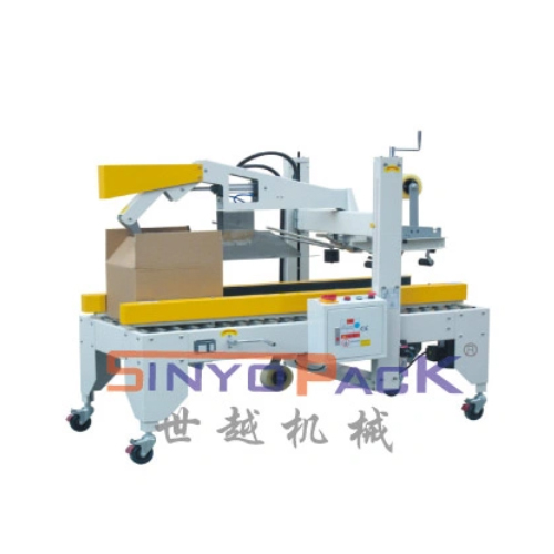 SY-01 Fully Automatic Carton Sealing Machine - Silver Color, 220-440 Volt Voltage, High Efficiency
