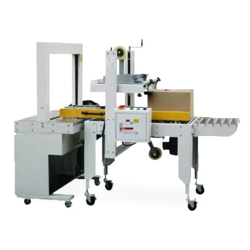 Fully Automatic Slcsb-01A Carton Sealing Banding Machine