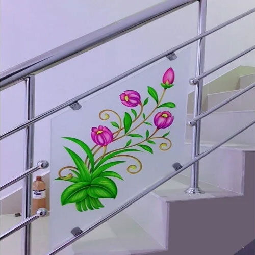 Rodent Proof Printed Glass Railing