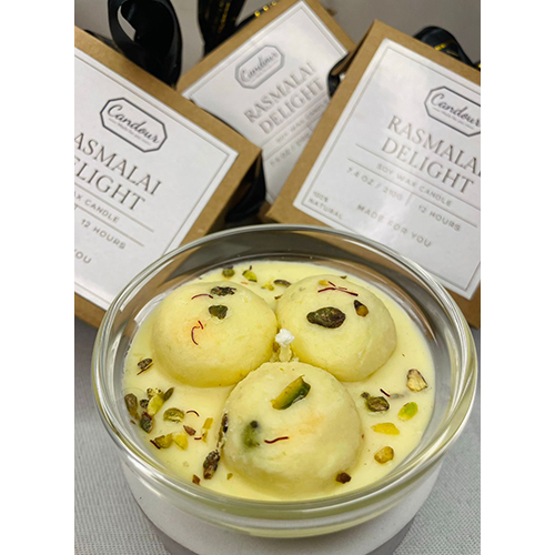 Rasmalai Design Candle