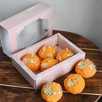 Ladoo Scented Candle - Soy Wax, Handmade Craftsmanship | Delightful Ladoo Aroma, Eco-friendly Burn For Relaxing Ambiance