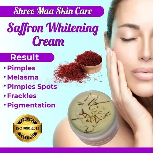 Saffron whitening cream