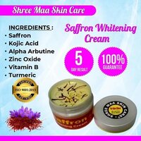 Saffron whitening cream