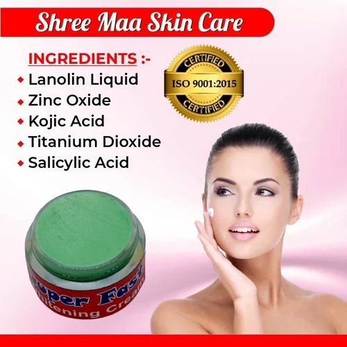 Super fast whitening cream