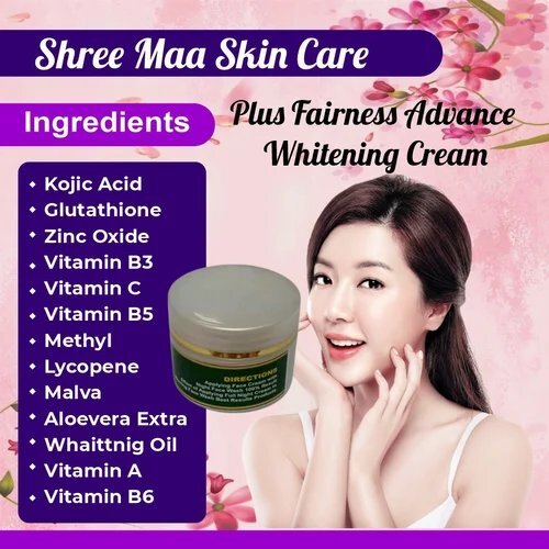 Plus fairness advance whitening cream