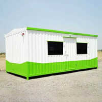 Prefabricated Portable Cabin - Color: White-green