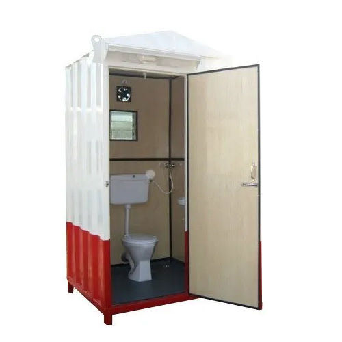 White-red Portable Mobile Toilet