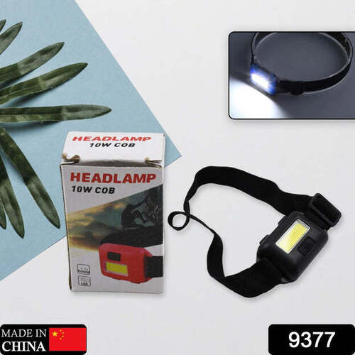 HEAD LAMP FLASHLIGHT WATERPROOF PORTABLE LANTERN HEADBAND LIGHT TORCH LAMP FOR OUTDOOR CAMPING (9377)