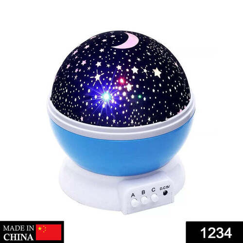 COLOUR CHANGING GOOD NIGHT STAR MASTER ROTATING PROJECTION NIGHT LAMP (1234)