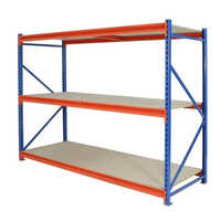 Light Duty Storage Rack - Color: Orange-Blue
