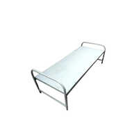 White 6x3 Inch Metal Cot Bed