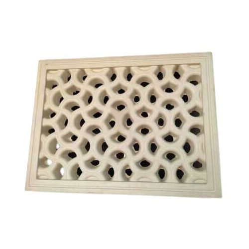 Square Shape Cement White Jali Application: Construction