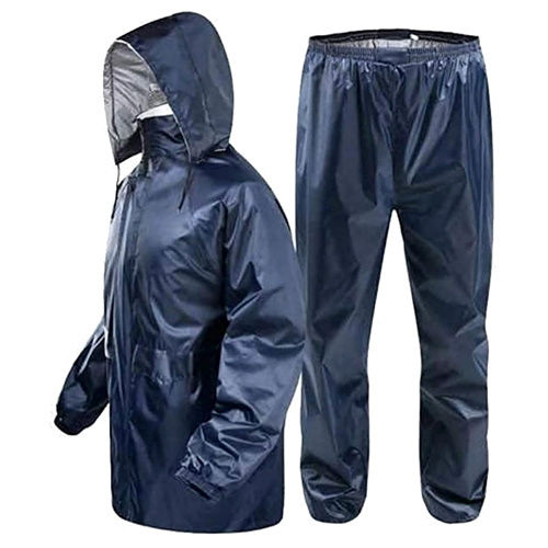 Mens Blue Rain Coat Age Group: Adults