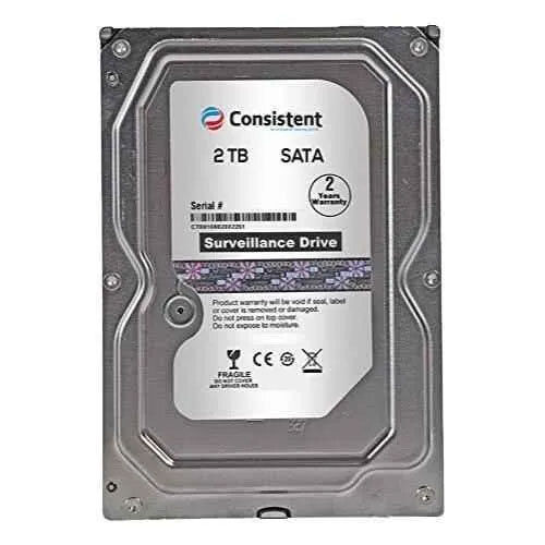 Consistent Hard Disk 2Tb For Dvr-Nvr - Color: Grey