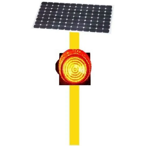 Led Solar Blinker - Color: Yellow