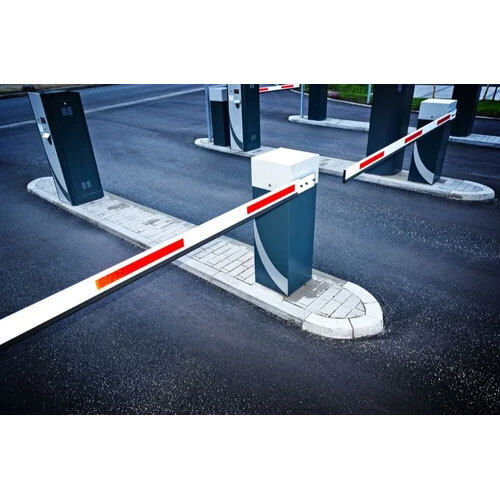 Automatic Boom Barriers - Color: White