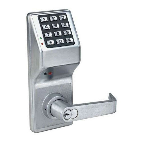 Electronic Zinc Alloy Door Lock - Color: Silver