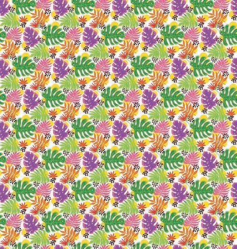 Tropical leaves print