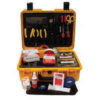Basic Fiber Optic Tool Kit - Plastic, 19.5x7.5x15.5 Inch | Termination, Testing, Restoring & Inspecting Optical Networks