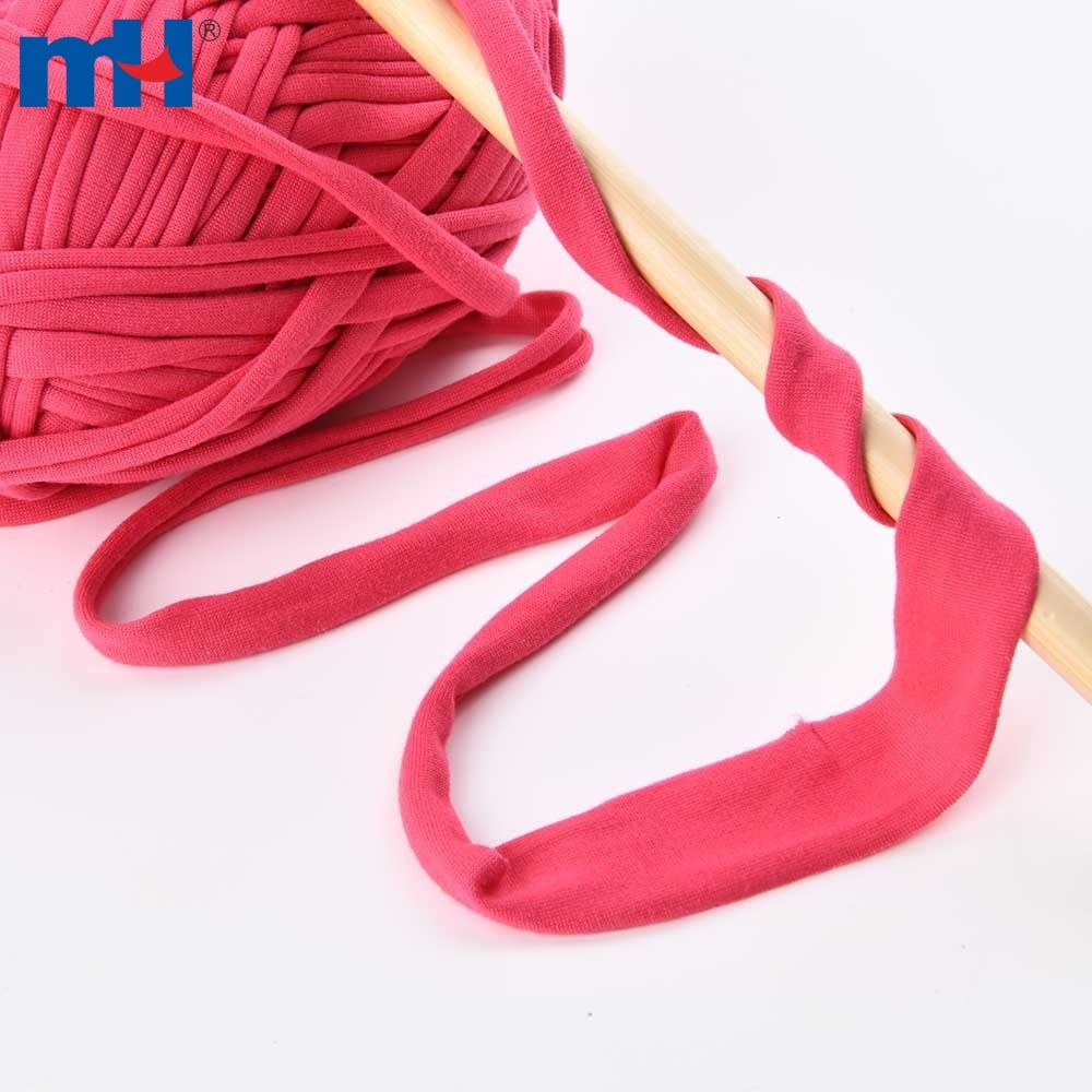 T-Shirt Yarn Jersey Knitting Yarn for Crocheting Ribbon Fancy Yarn