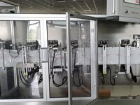 Automatic horizontal shaped standup pouch sachet shaped bag form fill seal packing machine liquid food snack packing machine
