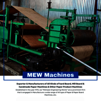 Cylinder Mold Paper Making Machine - Grade: Semi-automatic