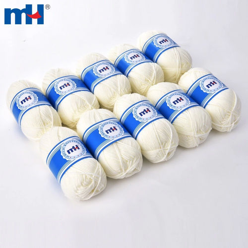 Knitting Yarn 100% Acrylic 4Ply Milk Cotton Hand Knitting Yarn Wholesale No Stock Made by Order