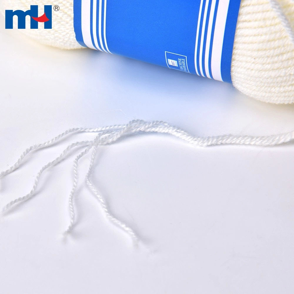 Knitting Yarn 100% Acrylic 4Ply Milk Cotton Hand Knitting Yarn Wholesale No Stock Made by Order