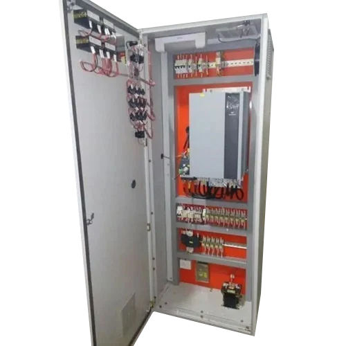 Motor Control Center Panel - Mild Steel, White Powder Coated Finish | 240-440V Rated Voltage, 50-60 MHz Frequency, Metal Base Cover